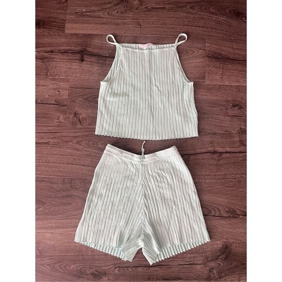 H&M 2-piece viscose- blend set - Mint Green size 20 - Picture 7 of 7